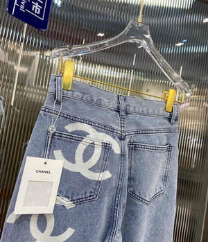 Chanel P73394 Women's Fashion Jeans C58721 - S - View 7