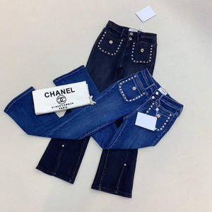 Chanel P73394 Women's Fashion Jeans C58722 - S - View 5