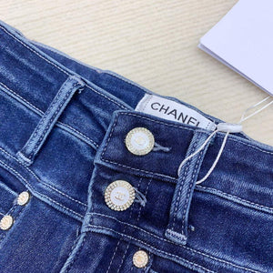 Chanel P73394 Women's Fashion Jeans C58722 - S - View 7