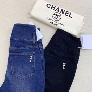 Chanel P73394 Women's Fashion Jeans C58723 - S - View 9