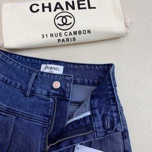 Chanel P73394 Women's Fashion Jeans C58729 - S - View 8