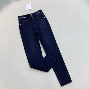 Chanel P73394 Women's Fashion Jeans C58730 - S - View 1