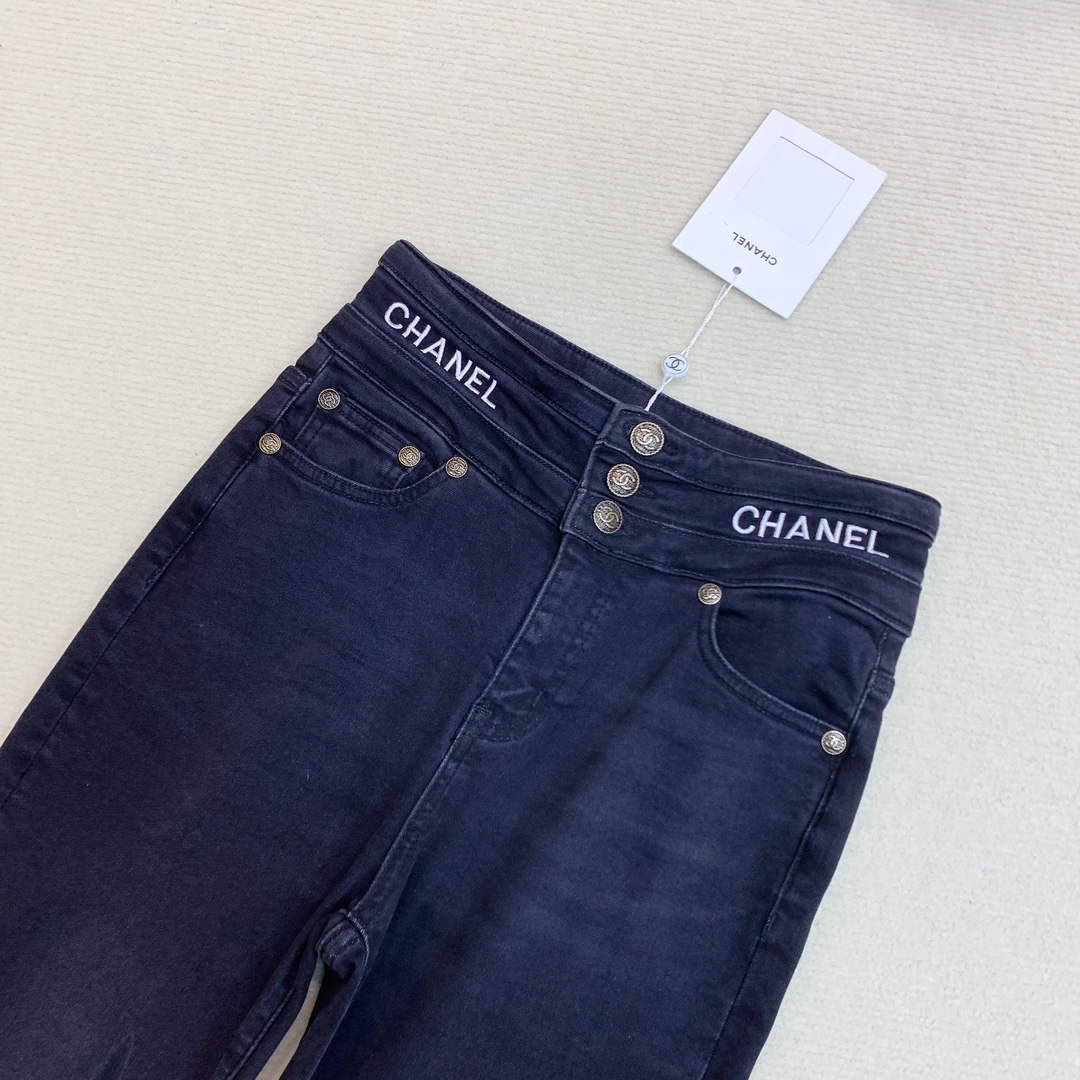 Chanel P73394 Women's Fashion Jeans C58730 - S - View 2