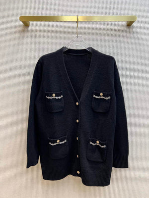 Chanel P73609 Women's Fashion Clothing Jacket C58700 - S - View 1