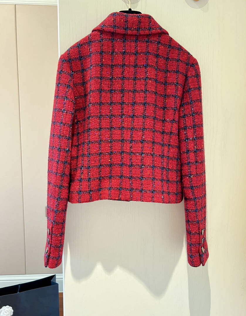 Chanel P73609 Women's Fashion Clothing Jacket C58701