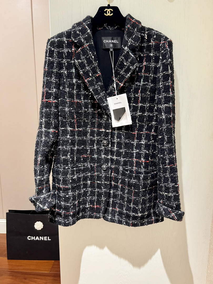 Chanel P73609 Women's Fashion Clothing Jacket C58702