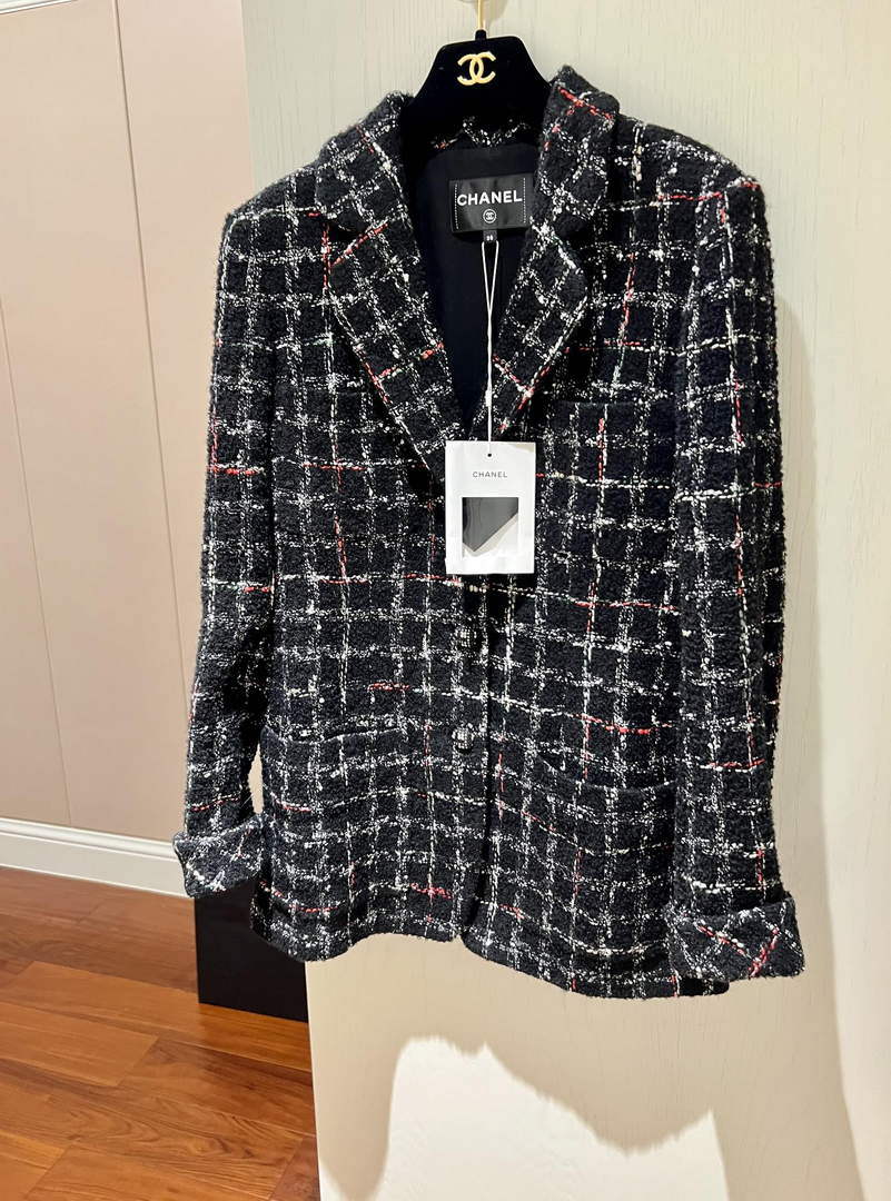 Chanel P73609 Women's Fashion Clothing Jacket C58702