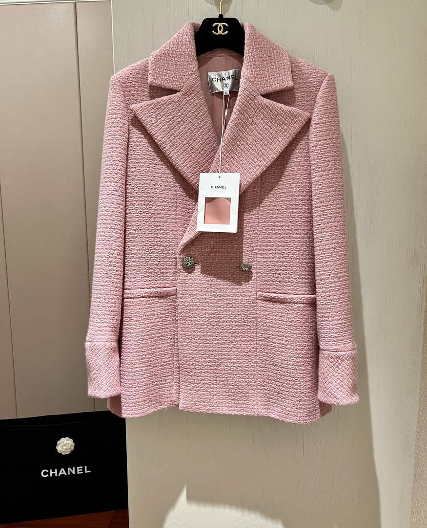 Chanel P73609 Women's Fashion Clothing Jacket C58703