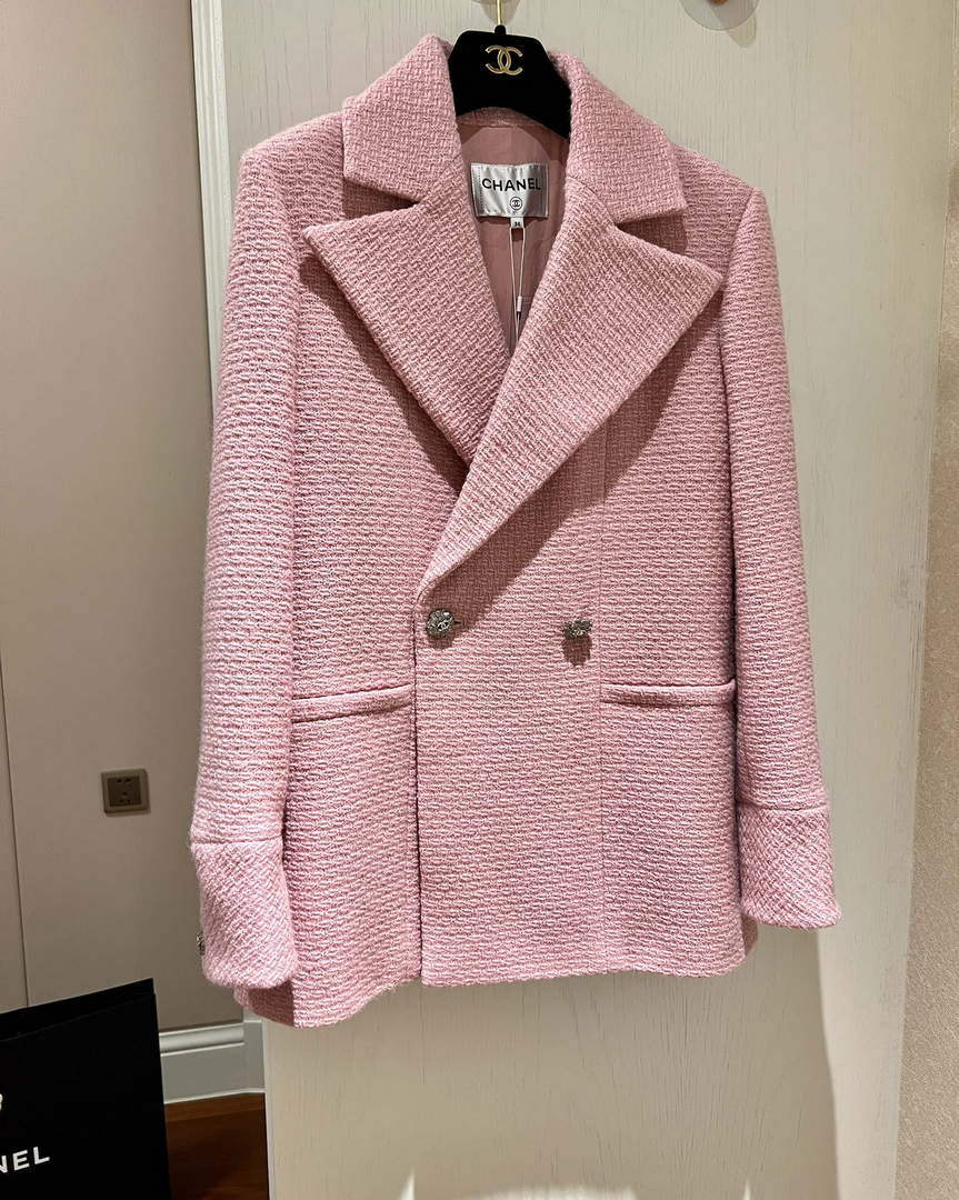 Chanel P73609 Women's Fashion Clothing Jacket C58703