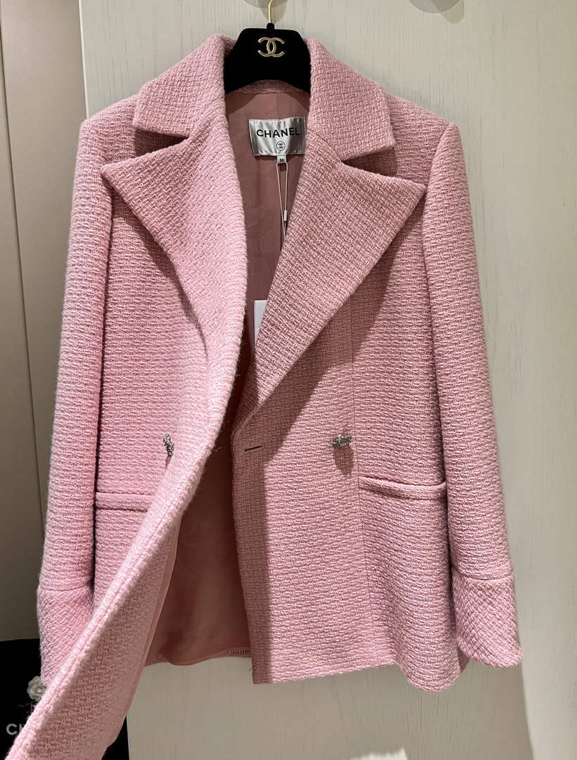 Chanel P73609 Women's Fashion Clothing Jacket C58703