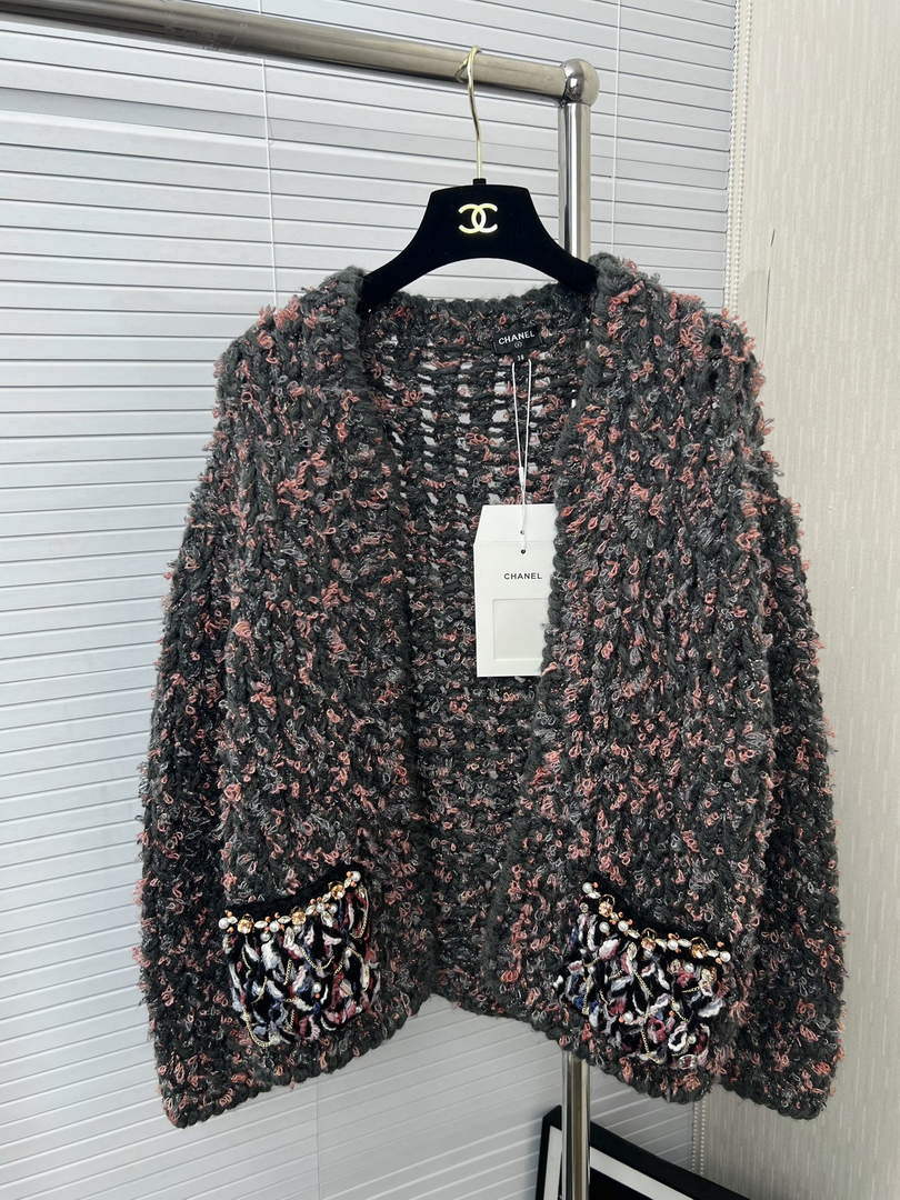 Chanel P73609 Women's Fashion Clothing Jacket C58704