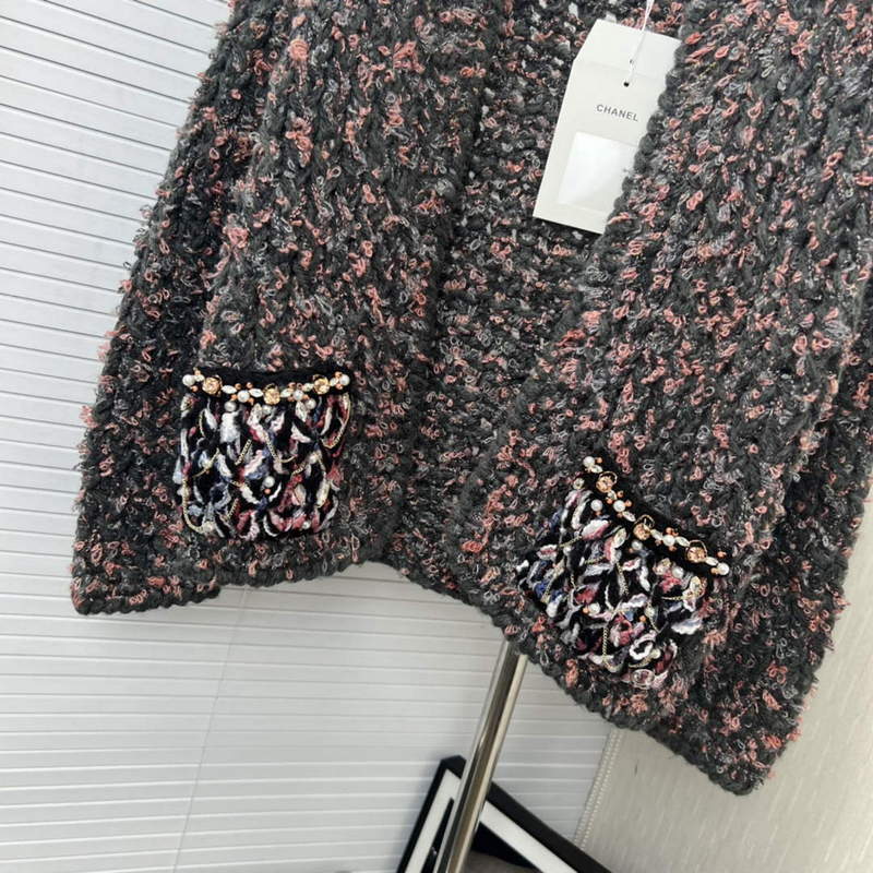 Chanel P73609 Women's Fashion Clothing Jacket C58704
