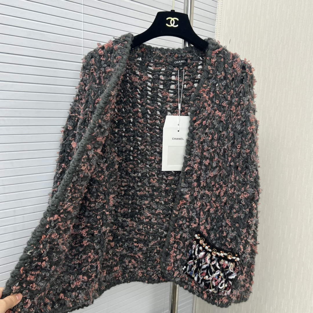 Chanel P73609 Women's Fashion Clothing Jacket C58704