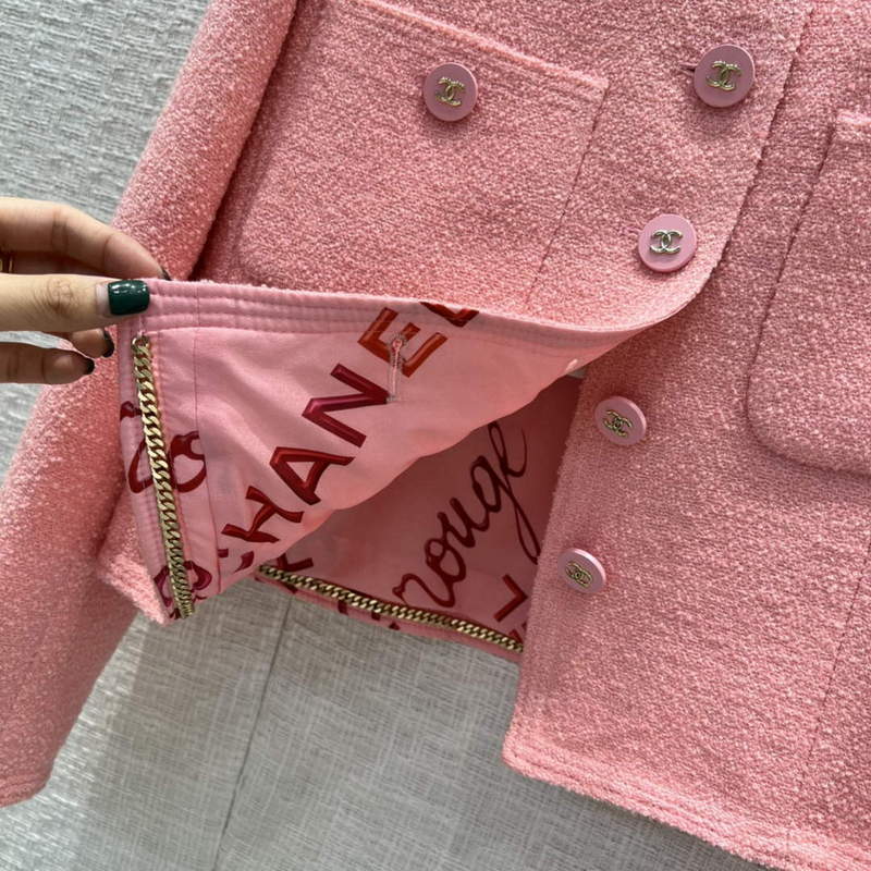 Chanel P73609 Women's Fashion Clothing Jacket C58706