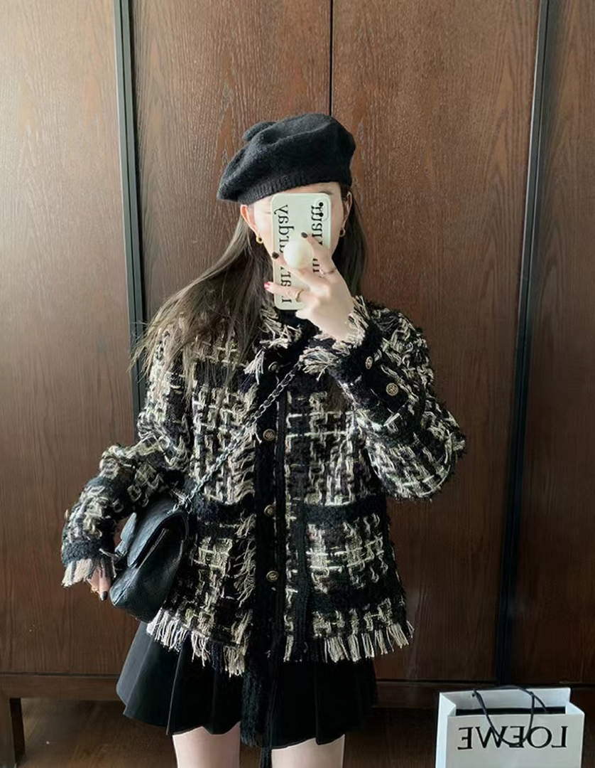 Chanel P73609 Women's Fashion Clothing Jacket C58710