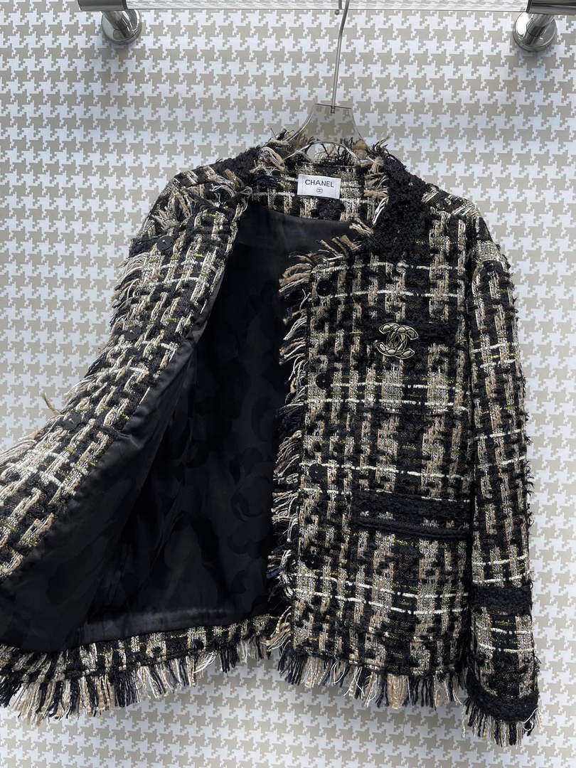 Chanel P73609 Women's Fashion Clothing Jacket C58710