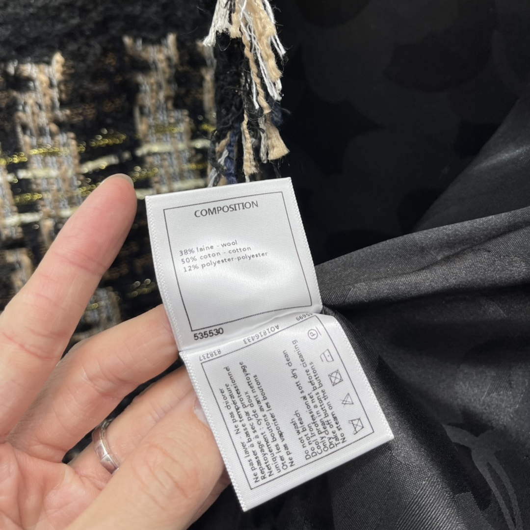 Chanel P73609 Women's Fashion Clothing Jacket C58710