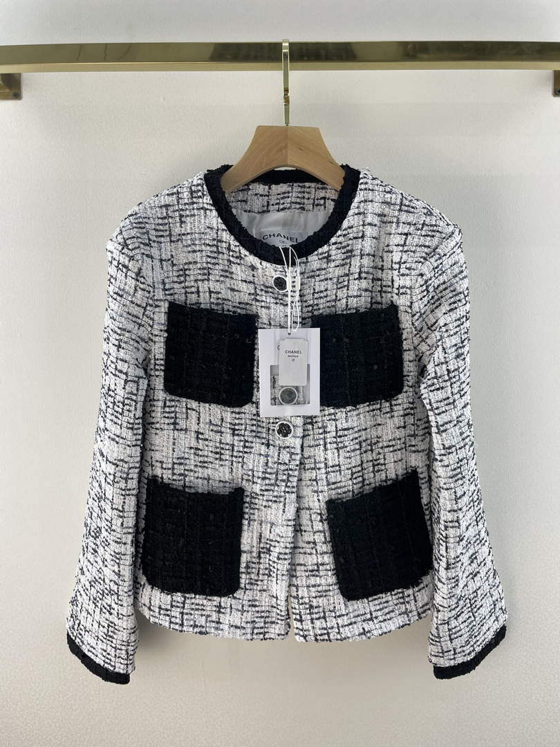 Chanel P73609 Women's Fashion Clothing Jacket C58711