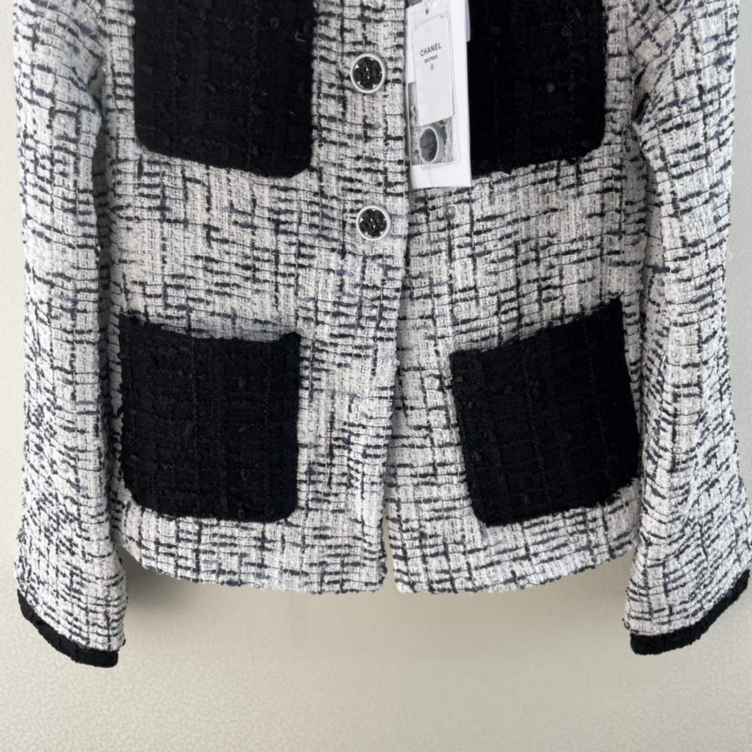 Chanel P73609 Women's Fashion Clothing Jacket C58711