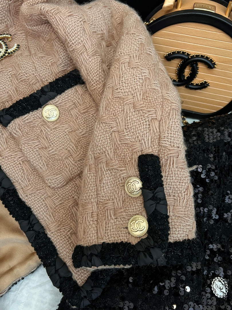 Chanel P73609 Women's Fashion Clothing Jacket C58712