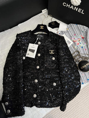 Chanel P73609 Women's Fashion Clothing Jacket C58713 - S - View 2