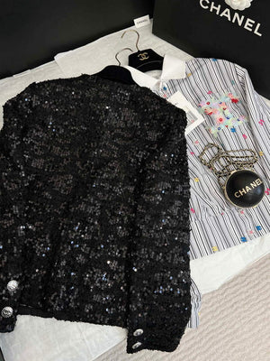 Chanel P73609 Women's Fashion Clothing Jacket C58713 - S - View 5