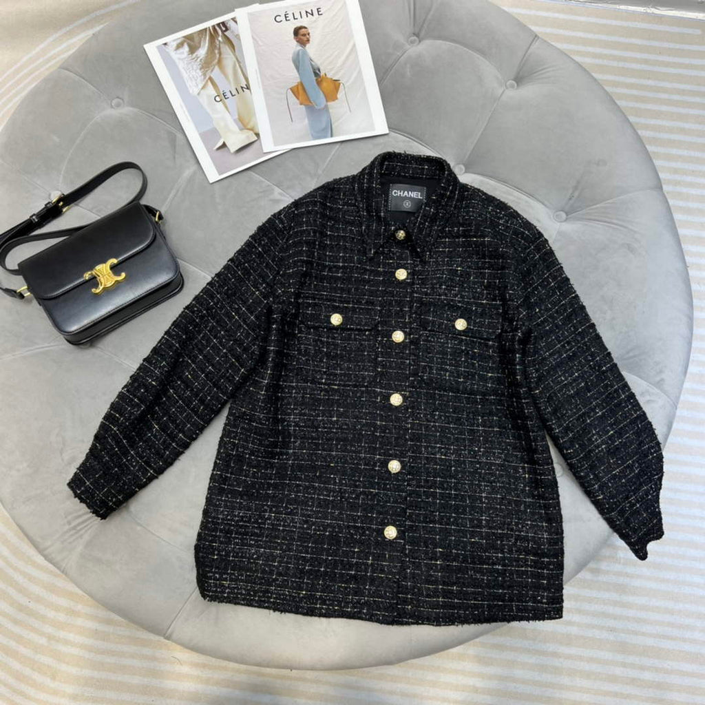 Chanel P73609 Women's Fashion Clothing Jacket C58714