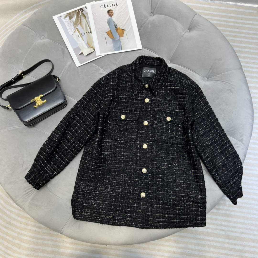 Chanel P73609 Women's Fashion Clothing Jacket C58714