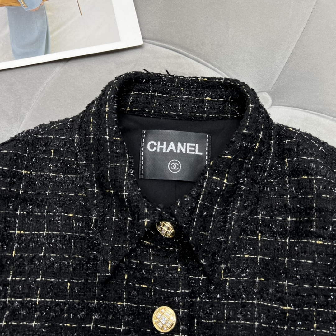 Chanel P73609 Women's Fashion Clothing Jacket C58714