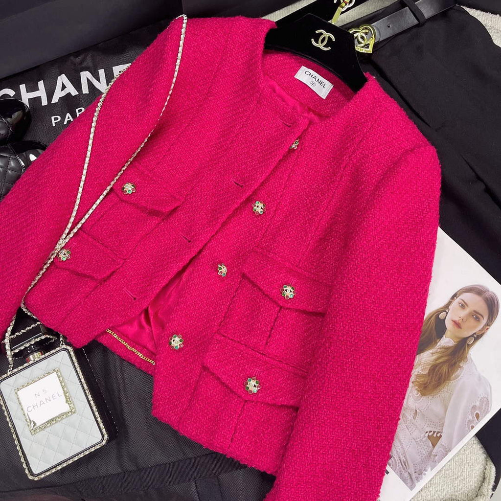 Chanel P73609 Women's Fashion Clothing Jacket C58716