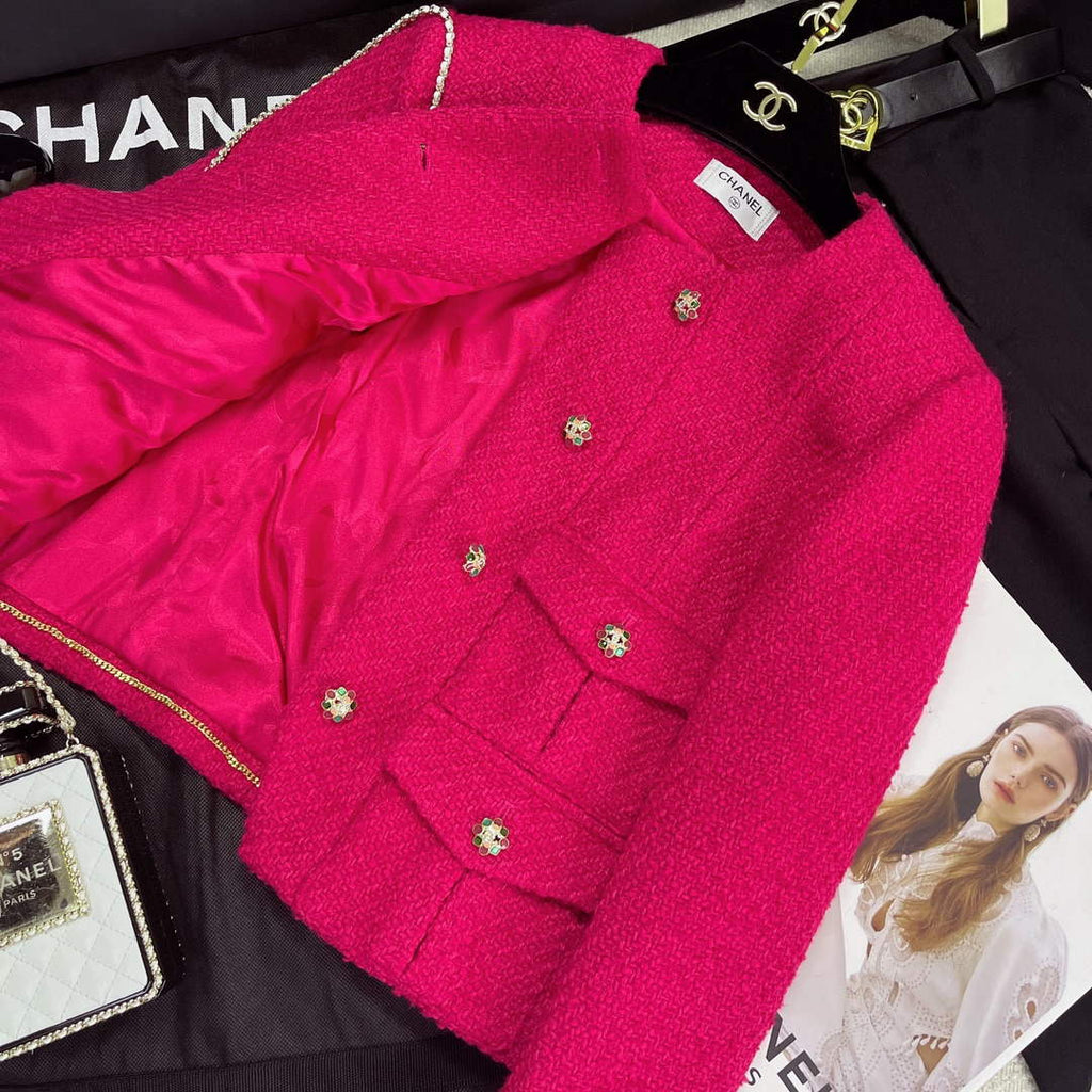 Chanel P73609 Women's Fashion Clothing Jacket C58716