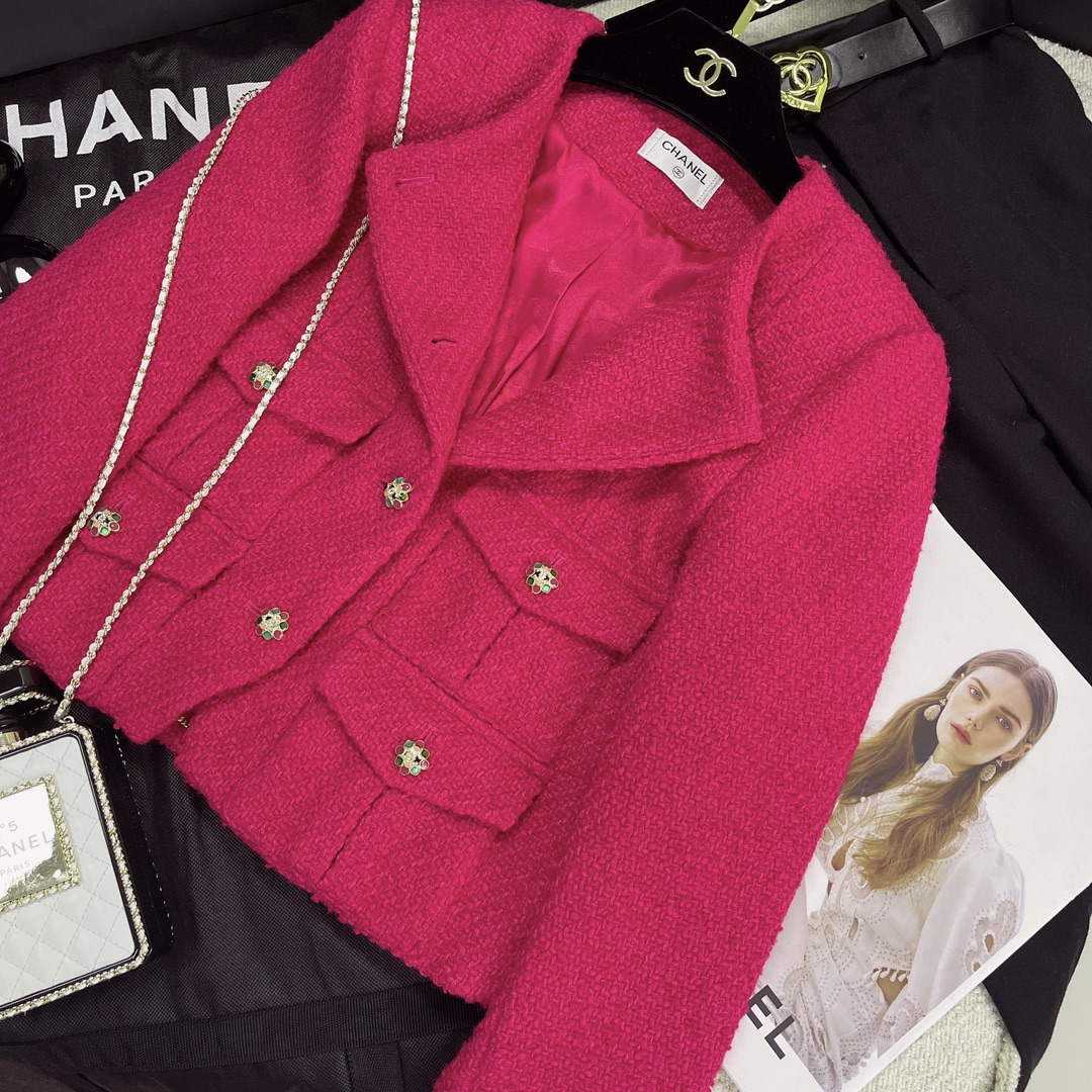 Chanel P73609 Women's Fashion Clothing Jacket C58716