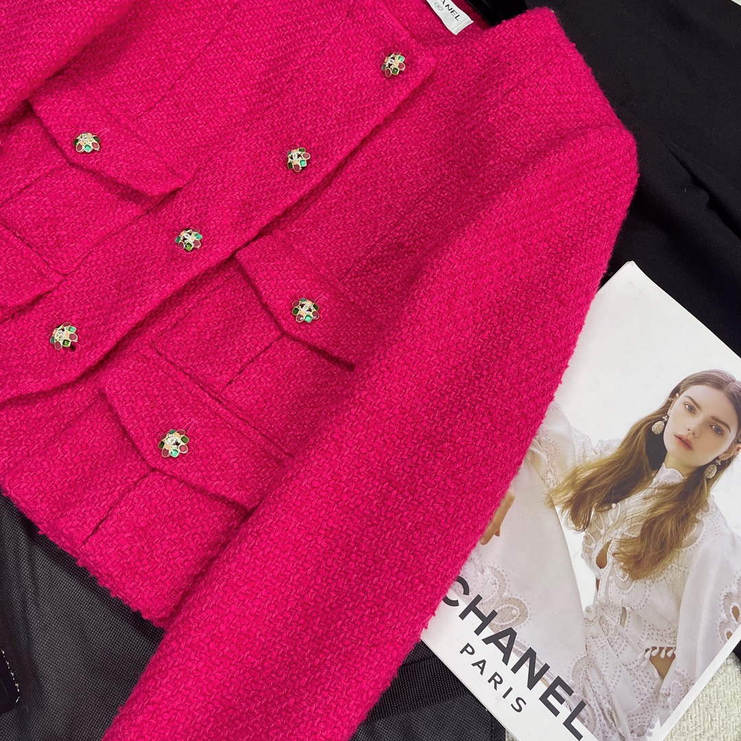 Chanel P73609 Women's Fashion Clothing Jacket C58716