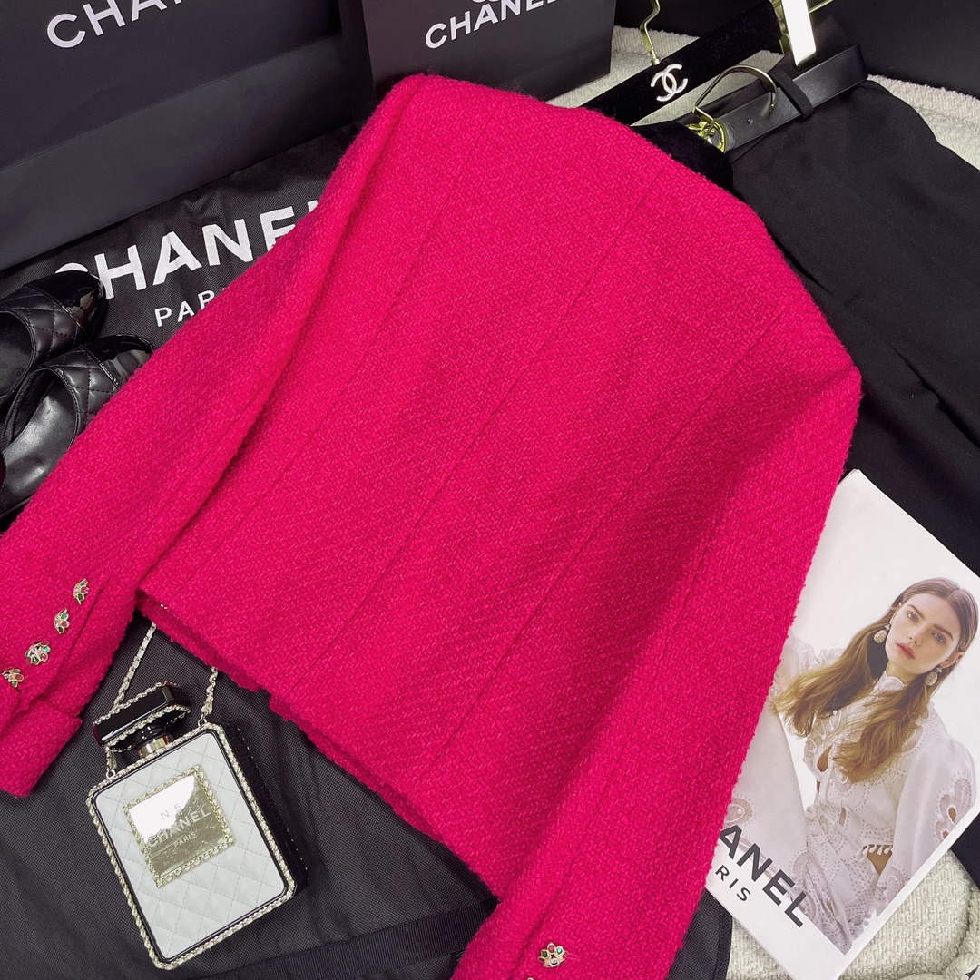 Chanel P73609 Women's Fashion Clothing Jacket C58716