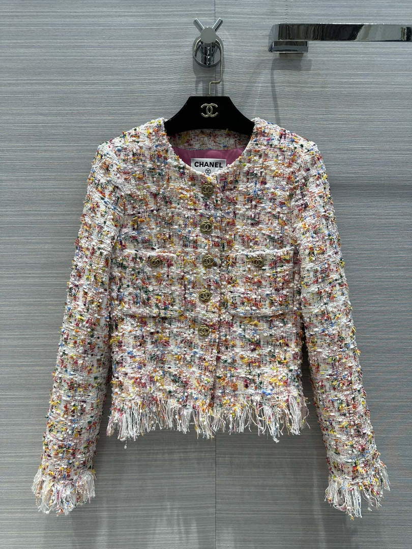 Chanel P73609 Women's Fashion Clothing Jacket C58719