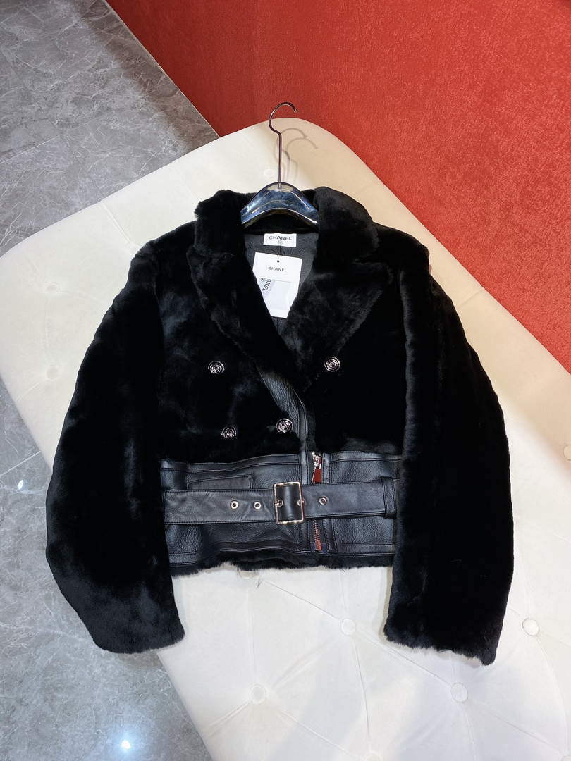 Chanel P73609 Women's Fashion Clothing Jacket C58722
