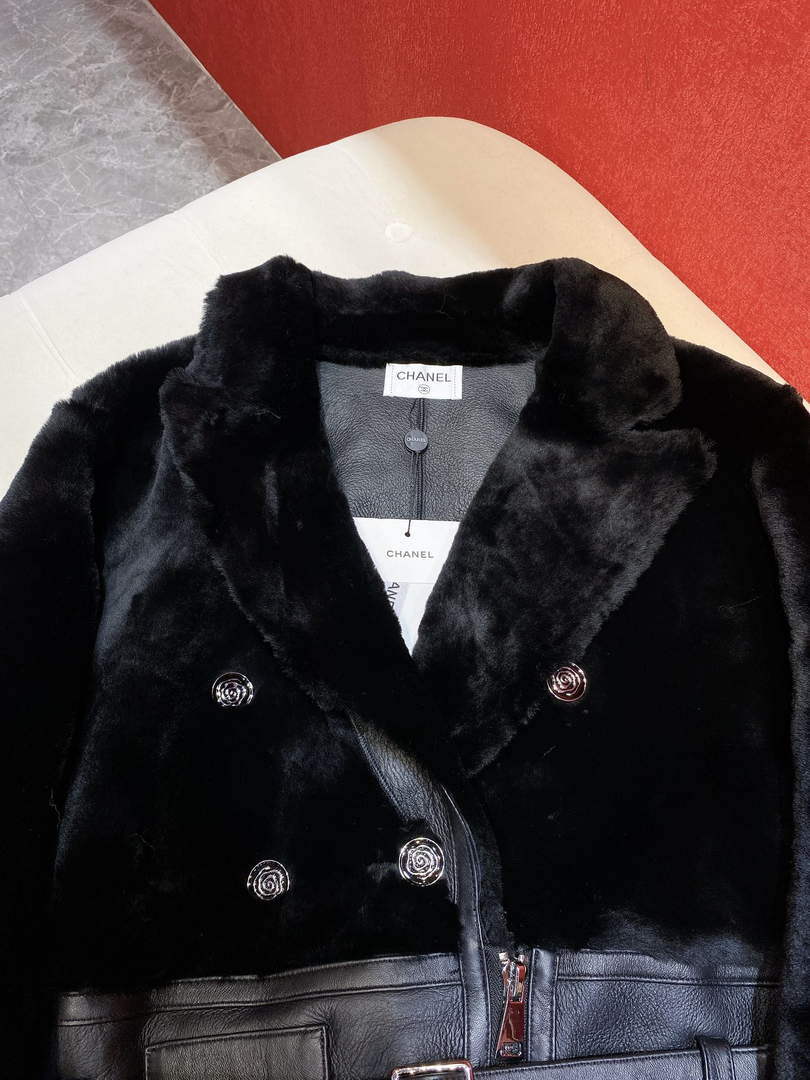 Chanel P73609 Women's Fashion Clothing Jacket C58722