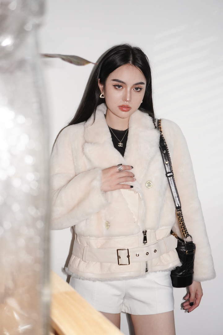Chanel P73609 Women's Fashion Clothing Jacket C58723