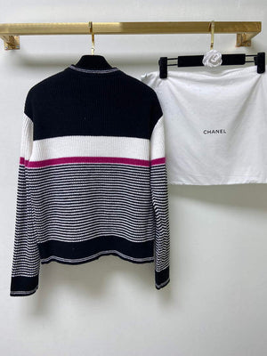 Chanel P73609 Women's Fashion Clothing Sweater C58714 - S - View 2