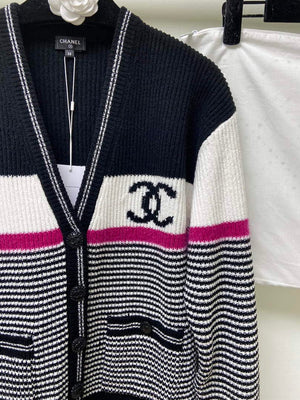 Chanel P73609 Women's Fashion Clothing Sweater C58714 - S - View 5