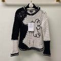 Chanel P73609 Women's Fashion Clothing Sweater C58716 - S - View 1