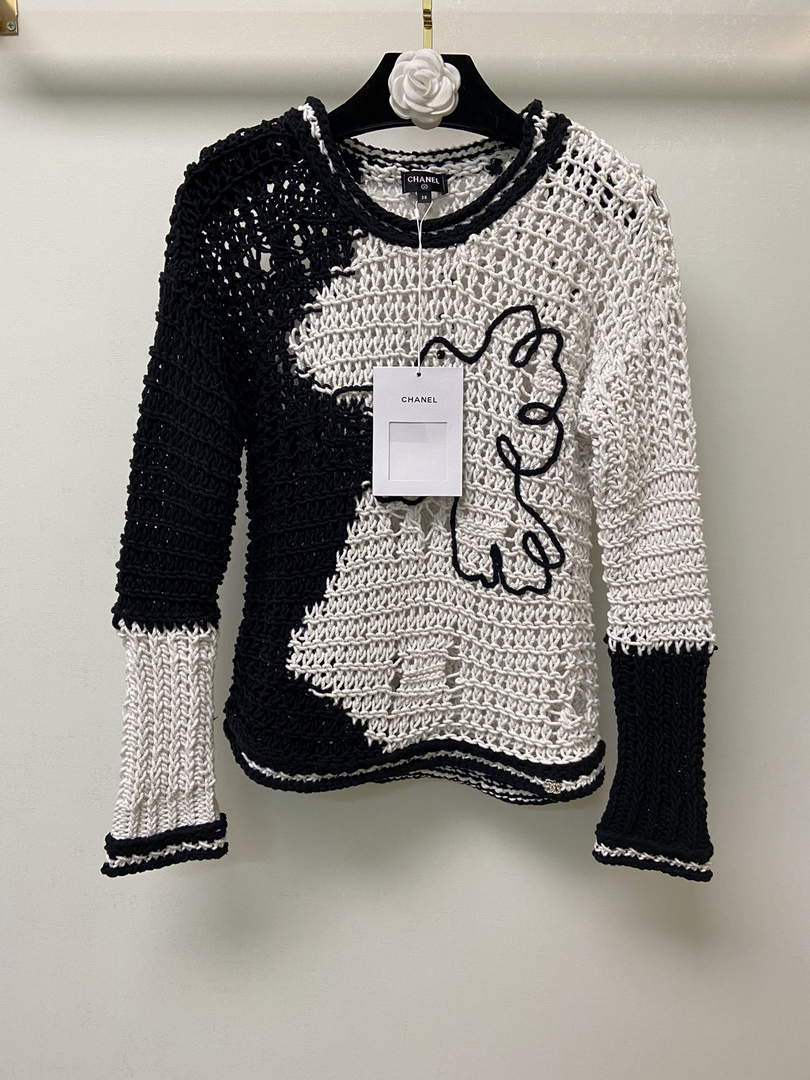 Chanel P73609 Women's Fashion Clothing Sweater C58716