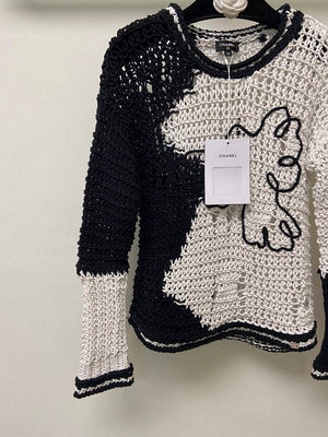 Chanel P73609 Women's Fashion Clothing Sweater C58716 - S - View 4