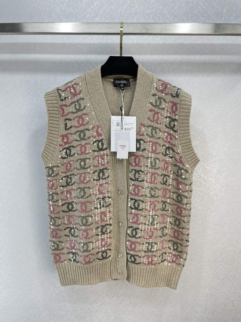 Chanel P73877 Women's Fashion Clothing Sweater C58717
