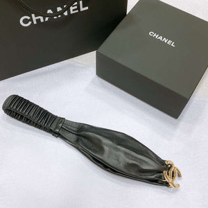 Chanel polished CC brass buckle Sheepskin elastic belt AA0936 - '--Please Select-- - View 9