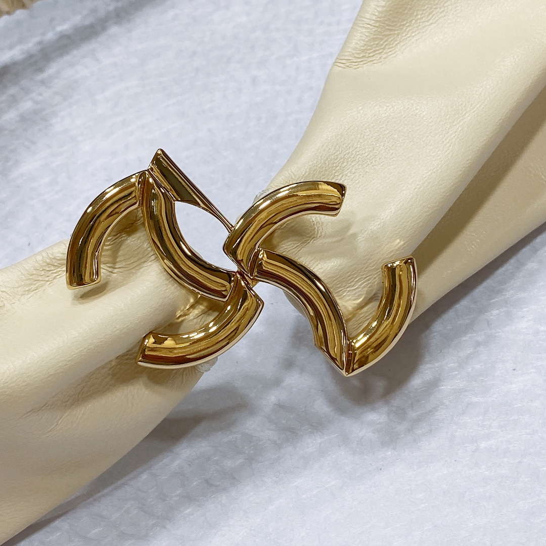Chanel polished CC brass buckle Sheepskin elastic belt AA0938