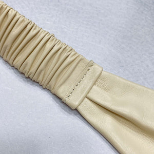 Chanel polished CC brass buckle Sheepskin elastic belt AA0939 - '--Please Select-- - View 7