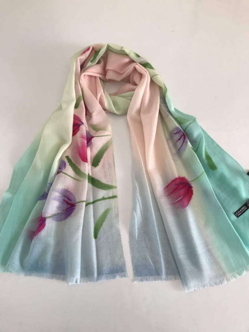 Chanel Scarves Designer Scarf CC46226 - Default Title - View 1