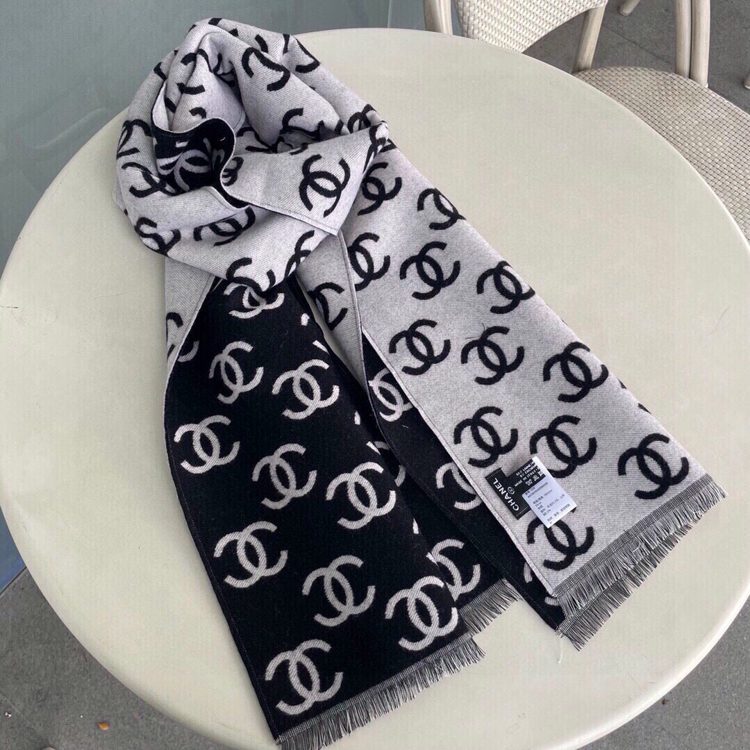 Chanel Scarves Chanel Scarf  Wool C60612