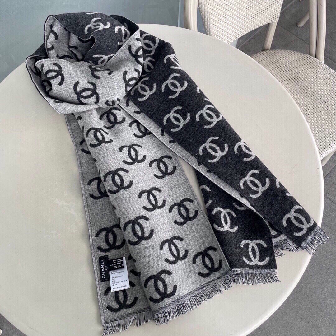 Chanel Scarves Designer Chanel Scarf  Wool C60613